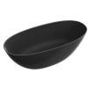 Ванна зі штучного каменю WIKA Black mat, Marmorin, P_W_648_01_1600Black_mat