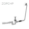 Сифон ZOPCHP для ванни декоративний з переливом