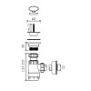 Сифон ZPS з комплектом для переливу